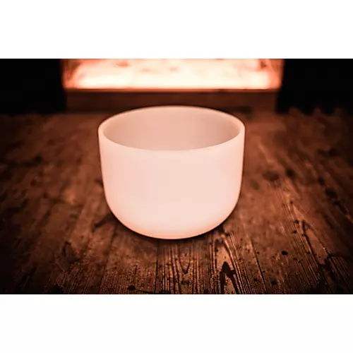 MEINL Sonic Energy Crystal Singing Bowl, Heart Chakra 11 in.