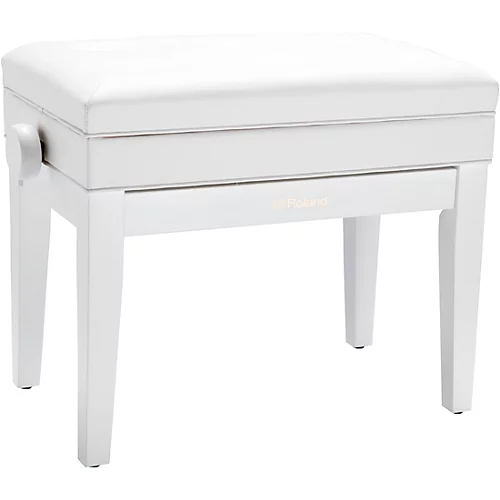 Roland RPB-400-US Piano Bench, Vinyl Seat Satin White
