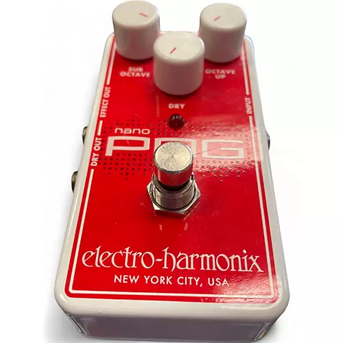 Used Electro-Harmonix Nano POG Polyphonic Octave Generator Effect Pedal