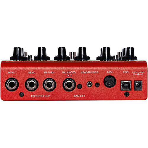 Friedman IRJ Dual Tube Jake E Lee Signature Dual-Tube Preamp DI+IR Dual-Channel 12AX7 Tubes Effects Pedal Red and White