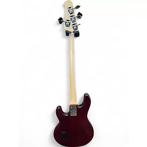 Used Sterling by Music Man STINGRAY 4 Worn Cherry Electric Bass Guitar Worn Cherry