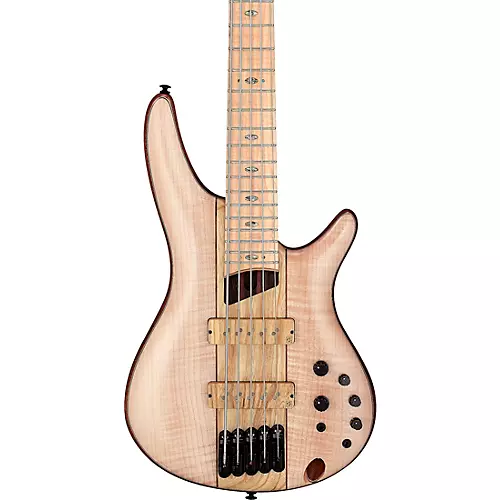 Ibanez Premium SR5FMDX2 5-String Electric Bass Natural Low Gloss