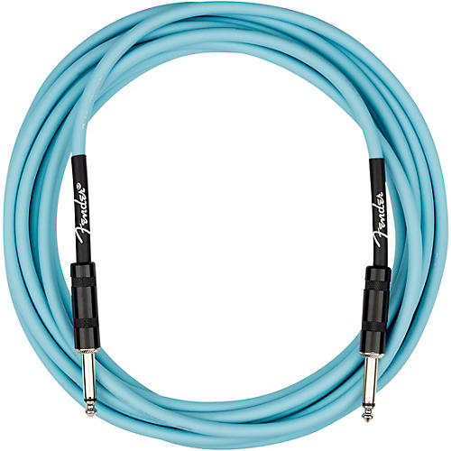 Fender Original Series Limited-Edition Instrument Cable 18.6 ft. Sonic Blue 2-Pack
