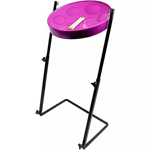 Panyard Jumbie Jam Steel Drum Kit with Metal Z-Floor Stand Silver