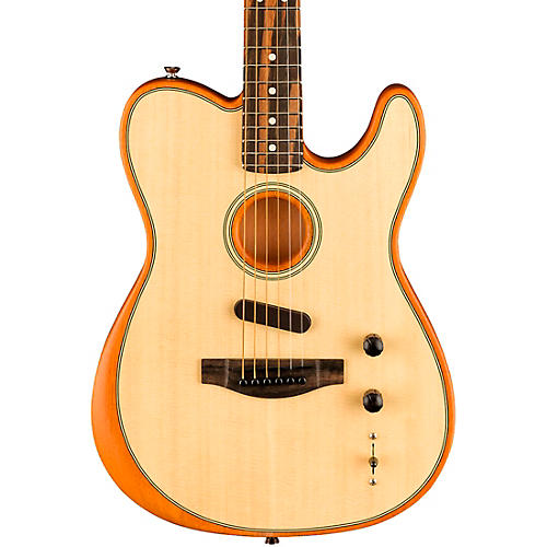 Fender American Acoustasonic Telecaster Ebony Fingerboard Acoustic-Electric Guitar Sunburst