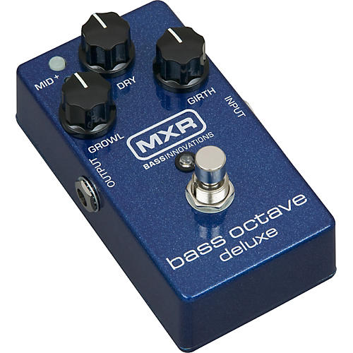 MXR M288 Bass Octave Deluxe Effects Pedal Blue Sparkle