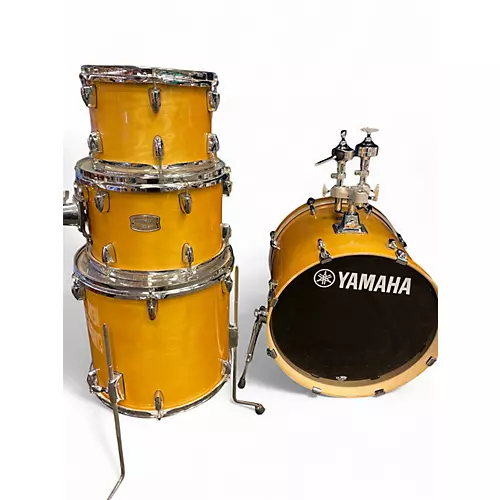 Used Yamaha 4 Piece Stage Custom Natural Drum Kit Natural
