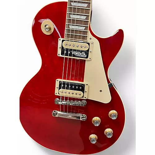 Used Gibson Les Paul Classic red Solid Body Electric Guitar red