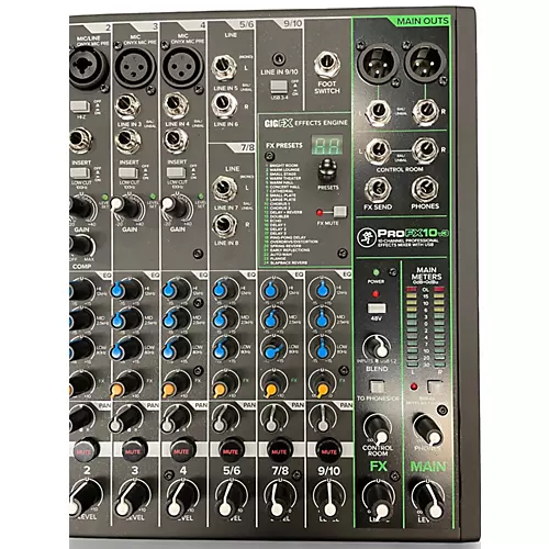 Used Mackie PROFX10V3 Powered Mixer