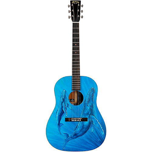 Martin DSS Biosphere II Dreadnought Acoustic Guitar Whale
