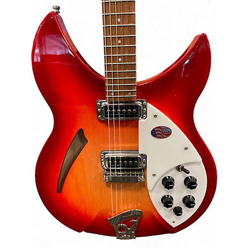 Used Rickenbacker 330 Fireglo Hollow Body Electric Guitar Fireglo