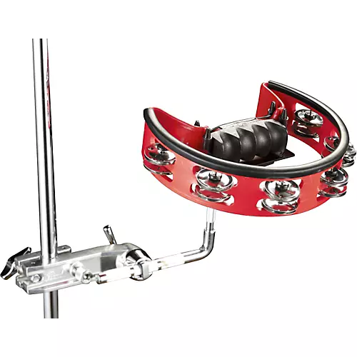 Pearl Ultra-Grip Steel Tambourine Red