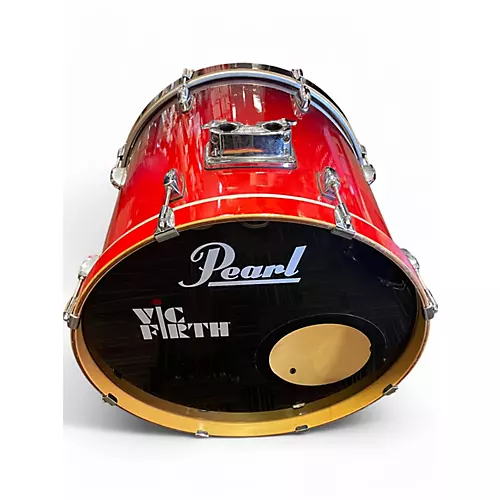 Used Pearl 6 Piece Session Studio Classic Crimson Red Burst Drum Kit Crimson Red Burst