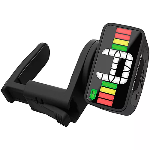 D'Addario Micro Rechargeable Headstock Clip-On Tuner Black