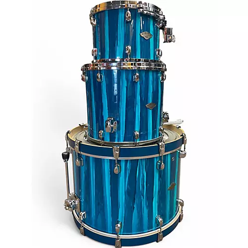 Used TAMA 3 Piece CUSTOM SKY BLUE AURORA Drum Kit SKY BLUE AURORA