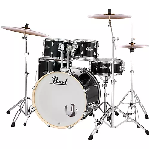 Pearl Export New Fusion 5-Piece Drum Set With Hardware Slipstream white