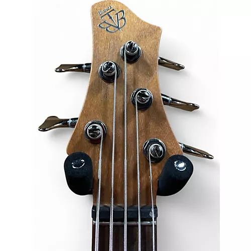 Used Ibanez BTB745 Amber Electric Bass Guitar Amber