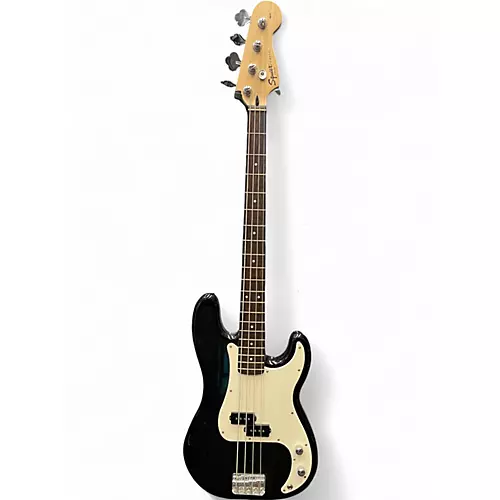 Used Squier Affinity P-Bass Black Electric Bass Guitar Black