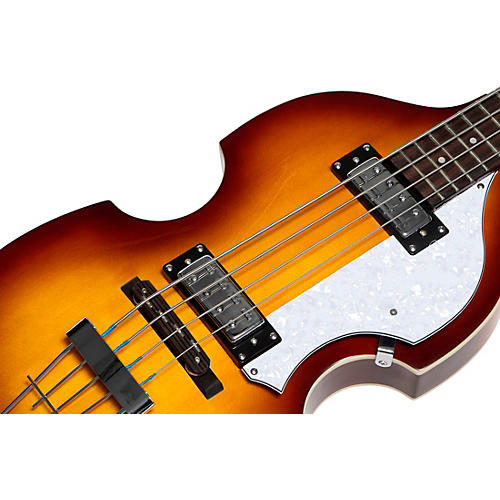 Hofner Ignition Series Short-Scale Violin Bass Guitar Green Burst