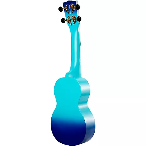 Mahalo Hibiscus Flower Soprano Ukulele Orange
