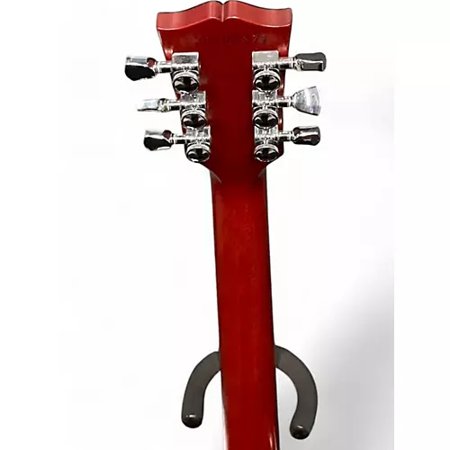 Used Gibson Les Paul Traditional Pro V Satin Cherry Solid Body Electric Guitar Satin Cherry