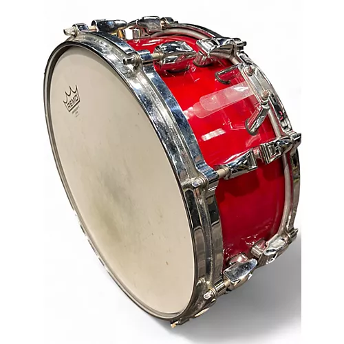 Used Yamaha 14X5.5 Absolute Snare RED Drum RED 211