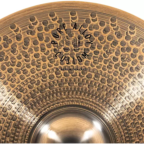MEINL Pure Alloy Custom Medium Thin Crash 19 in.