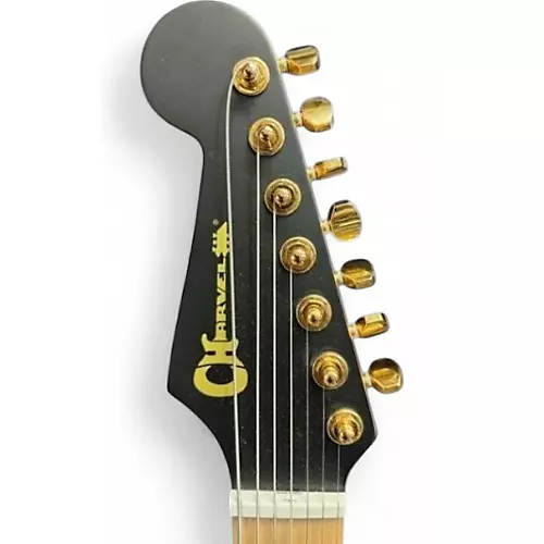 Used Charvel Angel Vivaldi Signature DK24-7 Nova Black Solid Body Electric Guitar Black