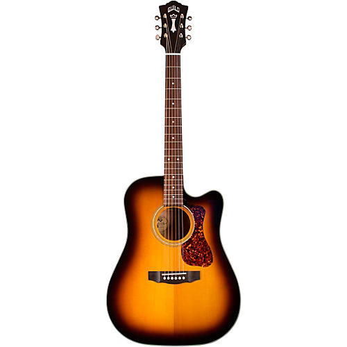 Guild D-140CE Westerly Collection Dreadnought Acoustic-Electric Guitar Black