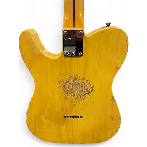 Used 2023 Fender 1952 Telecaster Heavy Relic CME Exclusive HS Custom Shop Butterscotch Blonde Solid Body Electric Guitar Butterscotch Blonde