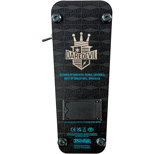 Dunlop Cry Baby Daredevil Fuzz Wah Effects Pedal Black