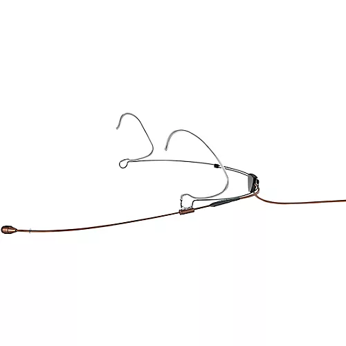 DPA Microphones 4466 CORE Omni Headset Mic, Brown, 3-pin LEMO