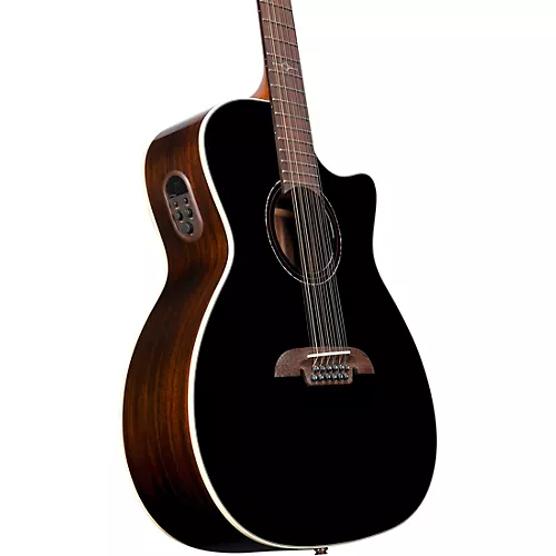 Alvarez AG70CE 12-String Grand Auditorium Acoustic-Electric Guitar Black
