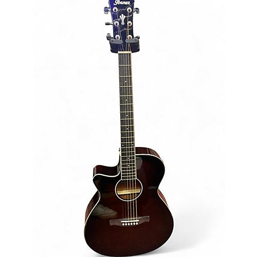 Used Ibanez AEG7L Dark Violin Burst Acoustic Electric Guitar Dark Violin Burst