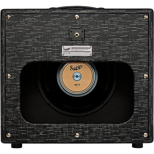 Supro Royale 1x12 Extension 75W Guitar Cabinet Black Scandia