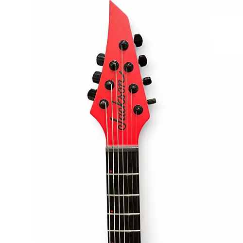 Used Jackson Pro Plus HK7 Red Solid Body Electric Guitar Red