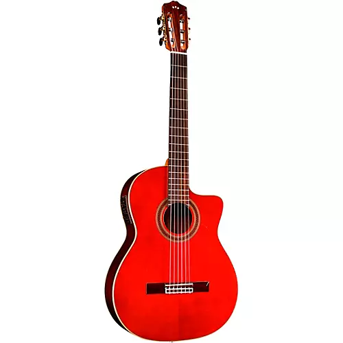 Cordoba GK Studio Negra Flamenco Acoustic-Electric Guitar Wine Red