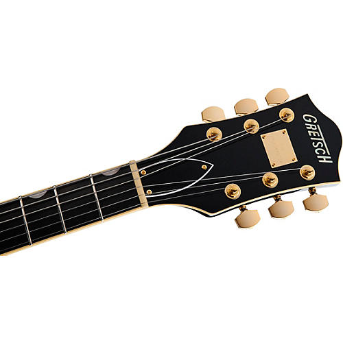 Gretsch Guitars Broadkaster Jr. LX Center Block with String-Thru Bigsby and Gold Hardware Electric Guitar Blackberry