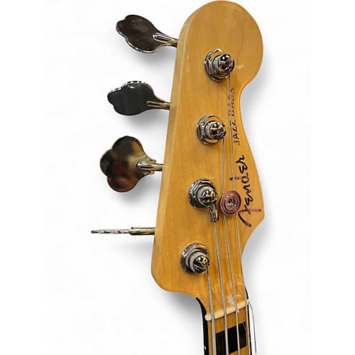 Used 2018 Fender American Elite Jazz Bass CHAMPAGNE Electric Bass Guitar CHAMPAGNE