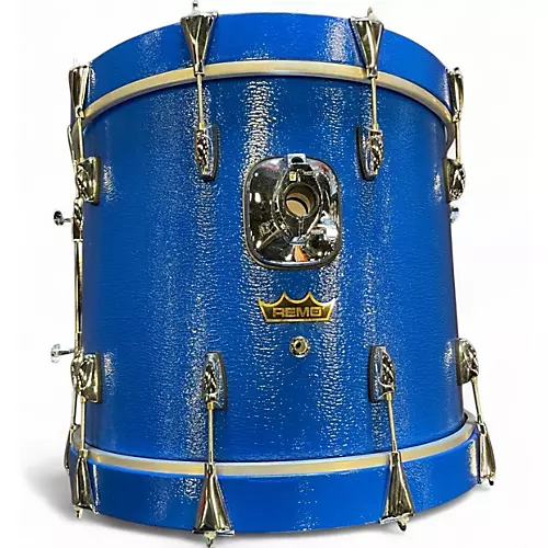 Used Remo 4 Piece ADVANCED ACOUSTICON SHELL PACK 4-PIECE Blue Drum Kit Blue
