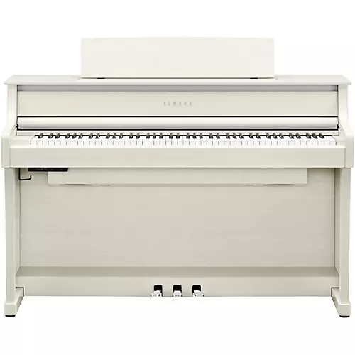 Yamaha Clavinova CLP-875 Console Digital Piano With Bench White Birch