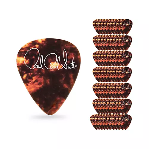 PRS Tortoise Shell Celluloid Guitar Picks Heavy 72 Pack