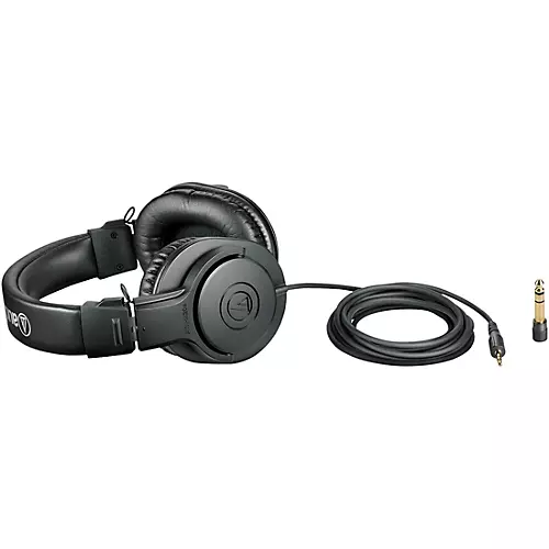 Audio-Technica ATH-M20x Closed-Back Professional Studio Monitor Headphones Black