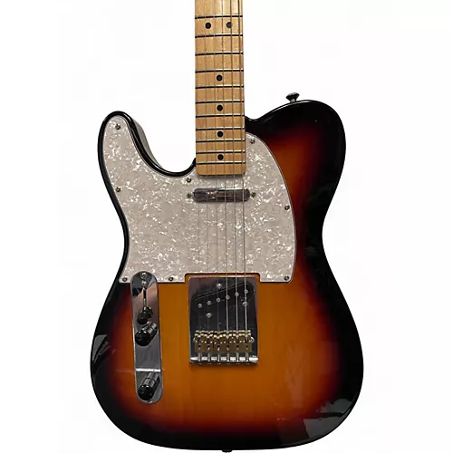 Used 2017 Fender Standard Telecaster Left Handed Sunburst Electric Guitar Sunburst