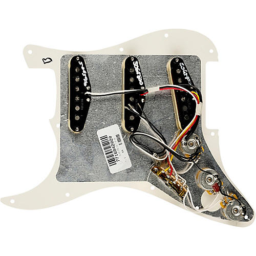 Fender Stratocaster SSS Tex-Mex Prewired Pickguard Black/White/Black
