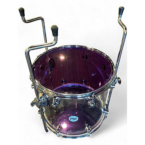 Used DW 8 Piece Design Series Acrylic Clear Drum Kit Clear