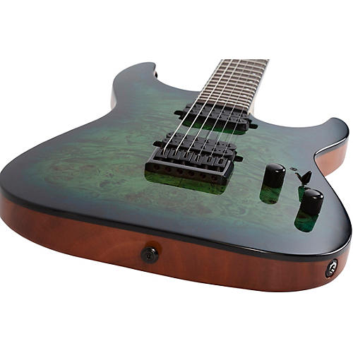 Schecter Guitar Research CR-6 Electric Guitar Aquaburst