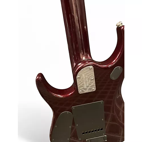 Used Ernie Ball Music Man JP12 7-String Cherry Sugar Solid Body Electric Guitar Cherry Sugar