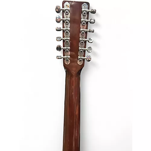 Used 1970s Takamine F385 Natural 12 String Acoustic Guitar Natural