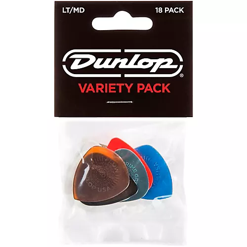 Dunlop Variety Flex/Flow/Prime Grip Pick Pack LT/MD-18